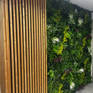 Mur végétal Tendance dans une entrée