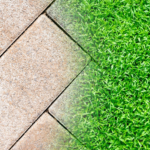 carrelage et gazon synthétique