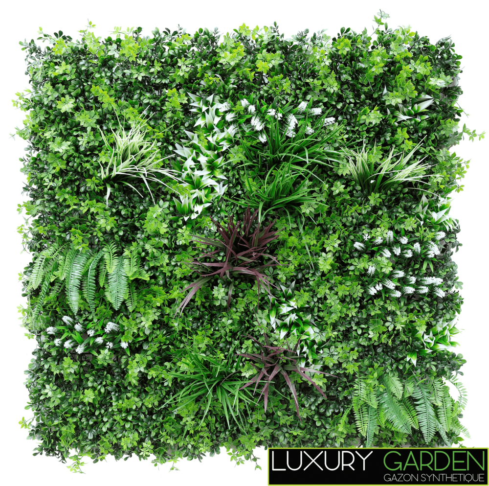 Artificielle Mur Dinstallation Accessoires Plantes Herbe Verte