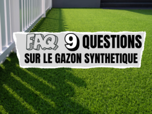 FAQ : 9 questions sur le gazon synthétique